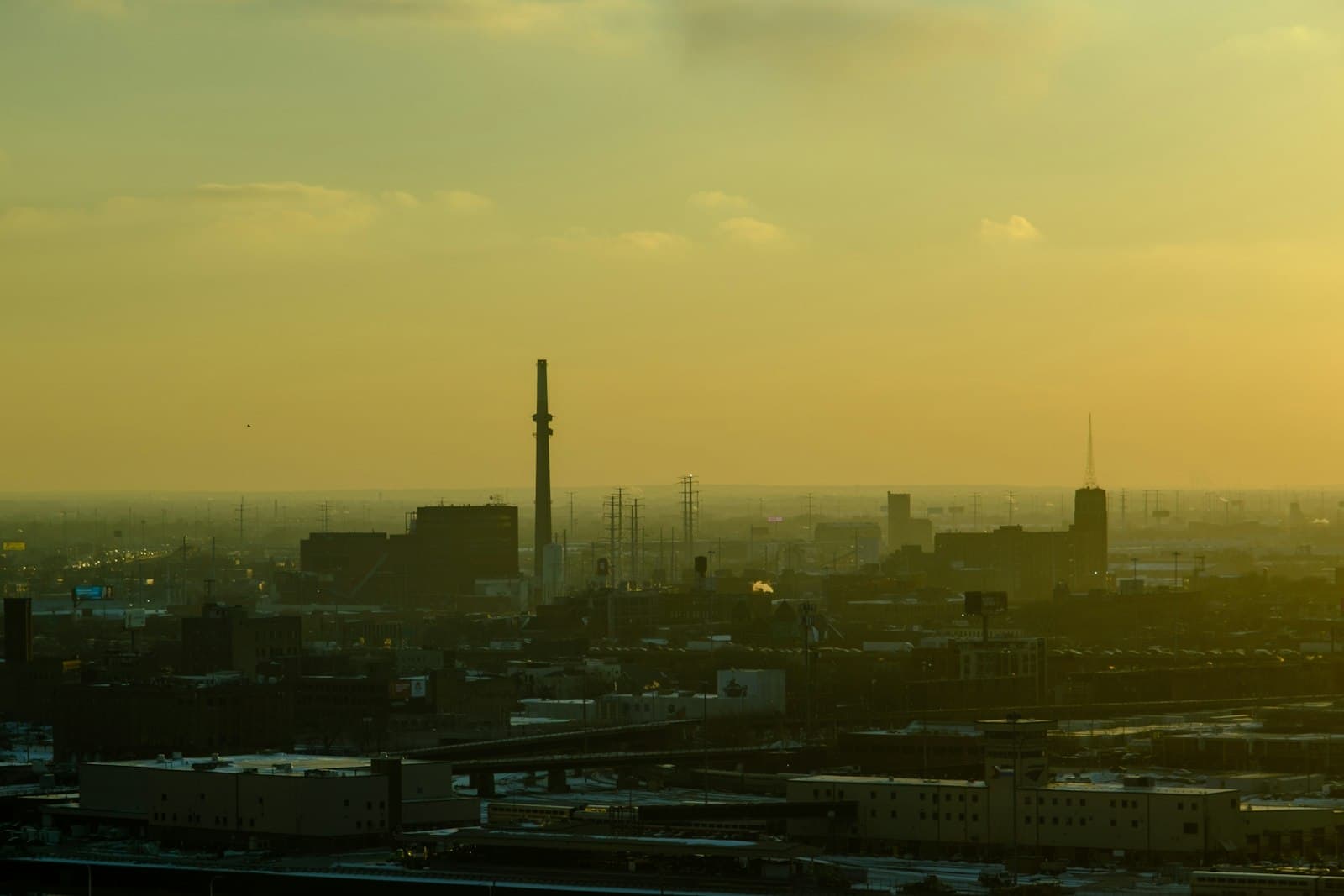 Industrial skyline representing the industries PacificTahoe works with